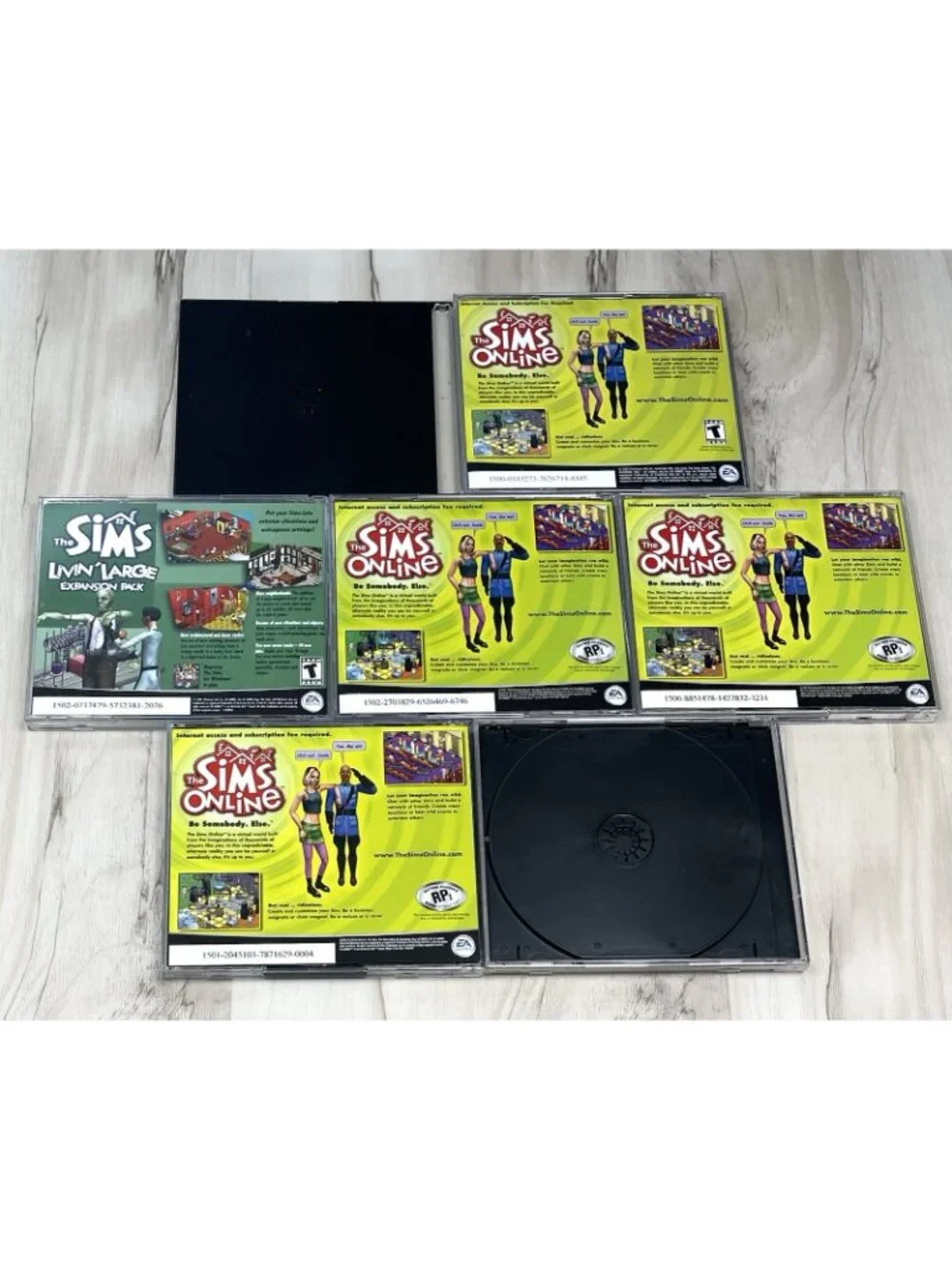 The Sims Deluxe Edition Sims 2 Sneak Preview +4 Expansion Packs & Mall Tycoon PC